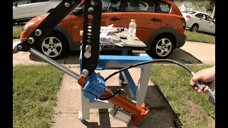 Ultimate Tube Bending Table - JD2 Model 32 Air/Hydraulic Bender Set Up