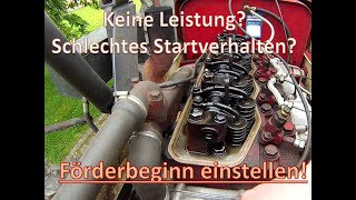 #19 Förderbeginn prüfen und einstellen am IHC 744 | IHC Schrauber | #OIM