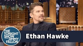 Ethan Hawke Showers in Jimmy's Embarrassing SNL Jacket