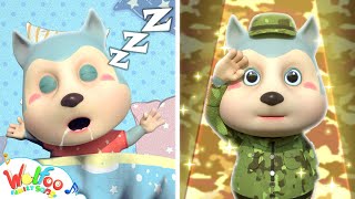 Wolfoo Become A Soldier Challenge | Wolfoo Pretend Plays Military For Kids | Wolfoo Family Song