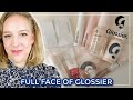 FULL FACE OF GLOSSIER // Glossier brand review ft. full face makeup look