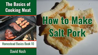 How to Make Salt Pork | Homemade Salt Cured Pork | Beginnings of Bacon!