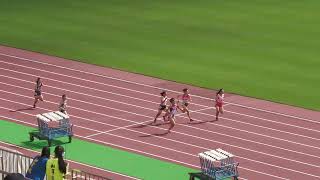 女子100m予選4組 2023千葉県高校新人1支部予選