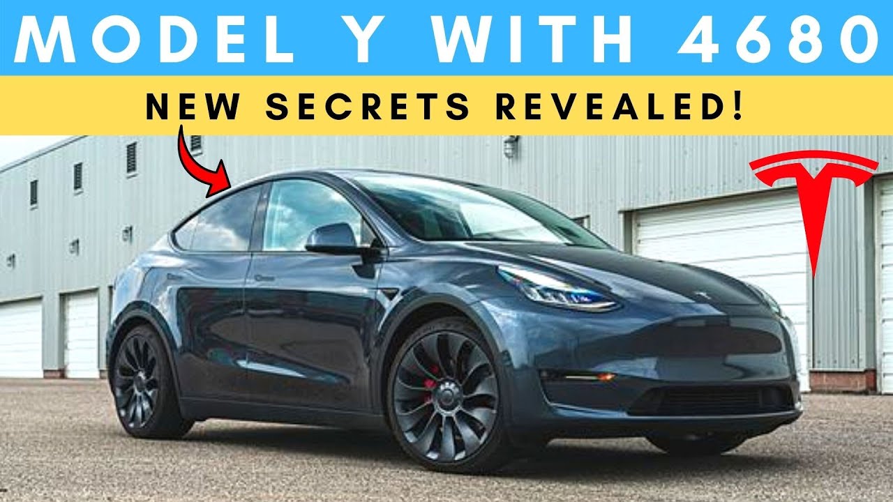 Tesla Model Y With 4680 New Secrets Revealed & More Updates! - YouTube