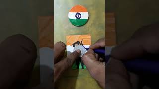 Independence Day Drawing special 🇮🇳 Indian Flag & Army Drawing #shorts #independenceday #art #viral