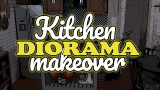 One Sixth Scale KITCHEN Diorama MAKEOVER DIY