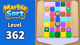 Marble sort Level 362 walkthrough solution