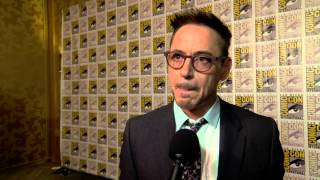 The Avengers: Age of Ultron: Robert Downey Jr. Comic Con Movie Interview | ScreenSlam