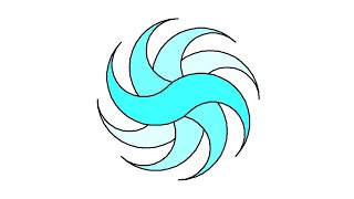 Simple Python Turtle Graphic and Code: Twister 2