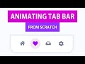 Animating Tab Bar | HTML CSS JS Tutorial