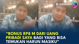 VIRAL! Menteri Maruarar Buka Sayembara BONUS Rp8 Miliar Buat Tangkap Harun Masiku | NTV