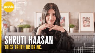 Shruti Haasan Takes This Gobble Challenge | Ice Creams or Disgusting Shots? | Gobble