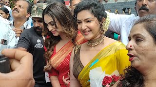 പച്ച സാരിയിൽ അതി സുന്ദരിയായി ഹണി റോസ്  !! | Honey Rose Inauguration | Lakshmi Nakshathra