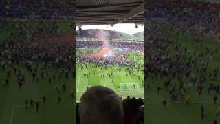 Bolton wanderers pitch invasion