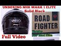 Unboxing Helm NHK Mark 1 Elite Solid Black Full Video#nhkmark1#helmetlovers #nhk#nhkmark1elite#nhk#