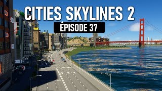 Quartier résidentiel côtier et circulation routière / Cities Skylines 2 #37