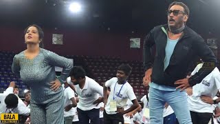 UNCUT - Amruta Fadnavis And Jackie Shroff Live Yoga At International Yoga Day 2024