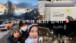 미국 유학생 다사다난 캐나다 입국기 🇨🇦 Ep.25 (Lax, Calgary, Banff)