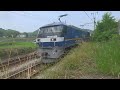 山陽本線　備後赤坂駅⇔松永駅間　貨物列車桃太郎ef210 322 　響く変わったジョイント音