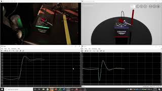 Qube Servo Pendulum Physical vs Digital Twin Comparison