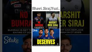 Bhuvi , Siraj, Yuzi Chahal !! Deserve The Team But Ignored !! #bhuneshwar #chahal #siraj #deserve