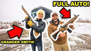 My FIRST TIME using FULL-AUTO!!! (ft. Granger Smith)
