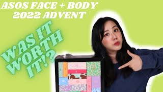 UNBOXING 2022 ASOS FACE + BEAUTY ADVENT CALENDAR - AFFORDABLE - IS IT WORTH IT!? | MANDY SERAFINA