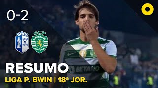 Resumo: FC Vizela 0-2 Sporting - Liga Portugal bwin | SPORT TV