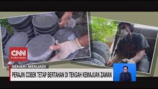 Sehari Menjadi Pembuat Cobek Batu Alam