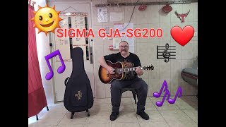 🎸 GUITARE 🎸 Passion Musique 🎸Unboxing SIGMA GJA-SG200 copie de la GIBSON J200