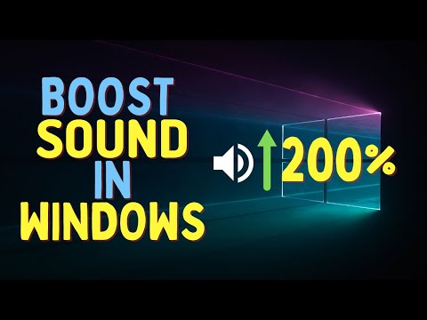 Boost Your Audio Volume by *200%* in Windows 10 ( *WORKING 2021* )
