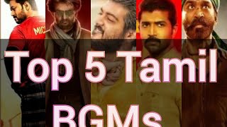 Top 5 Tamil BGMs || Ringtone || Link in the description ||