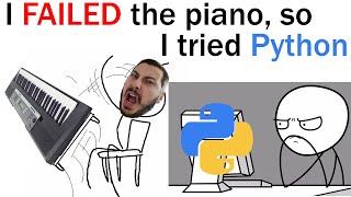 I FAILED at playing the piano so I wrote a NOOB PYTHON BOT to play Piano Tiles game | PyAutoGUI