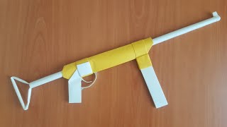 How to make PAPER GUN | Origami Gun | DIY | Mp40