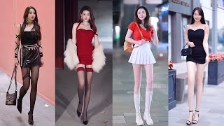 Mejores Street Fashion Tik Tok 2022 | Hottest Chinese Girls Street Fashion Style 2022 Ep.148