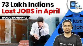73 Lakh Indians Lost JOBS In April | Current Affairs for UPSC CSE By Rahul Bhardwaj #Pathfinder
