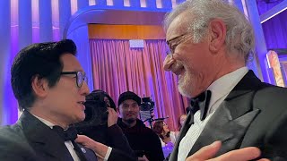 Steven Spielberg Reacts To Ke Huy Quan's Globes Speech