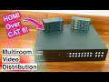 Building my New Multiroom HDMI Distribution Setup - OREI UHD88-EXB400R HDBaseT Matrix!