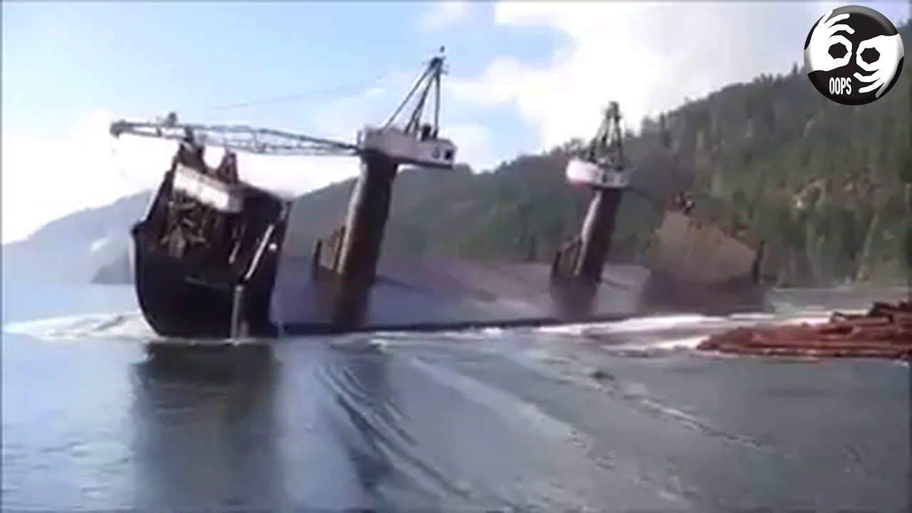 Barge Overturn Accident - YouTube