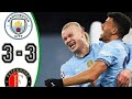 Manchester City vs Feyenoord (3-3) HIGHLIGHTS & All Goals | UEFA Champions League|Feyenoord Comeback