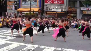 渋谷・鹿児島おはら祭り　２０１３年　アトラクション（東京都大学バトン連盟)