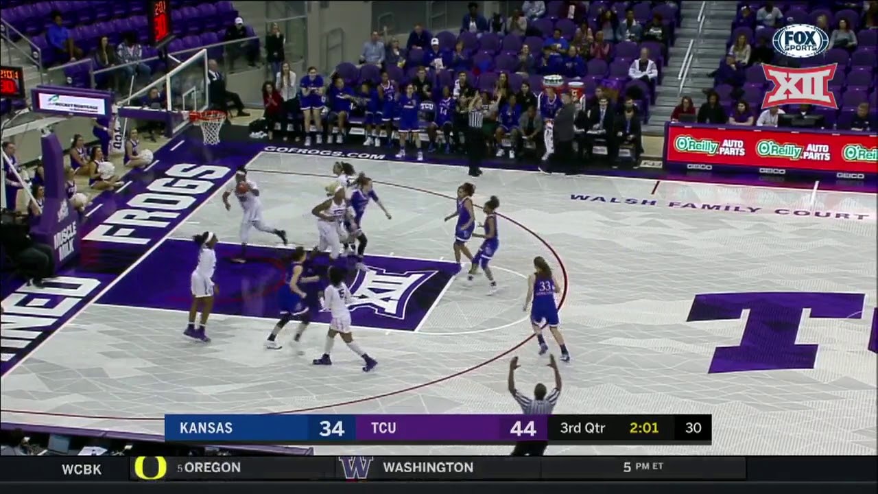 Kansas Vs TCU Women's Basketball Highlights - YouTube