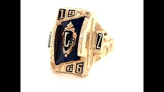 Gents 10ct Gold 1966 Graduation Ring