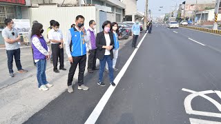 福興鄉彰鹿路六、七段道路改善完工　提升行的安全