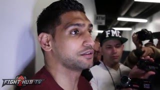 Amir Khan on how he will beat Canelo Alvarez, his speed, how Canelo will fight him & weight