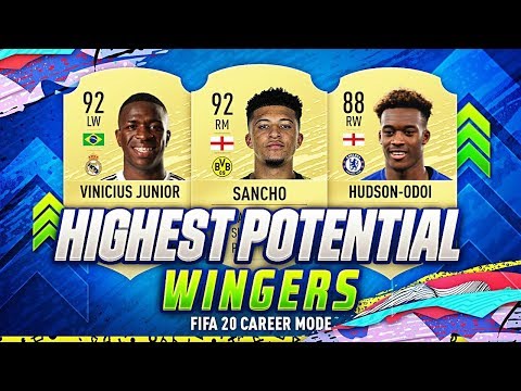FIFA 20  BEST YOUNG PLAYERS ON CAREER MODE!  HIGHEST POTENTIAL ATTACKERS/WINGERS  FUT 20