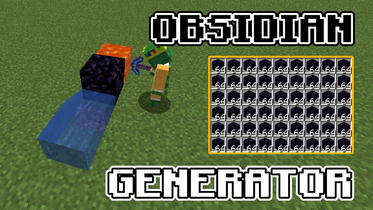 Minecraft Obsidian Generator How To Create An Automatic Obsidian