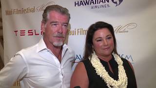 Pierce Brosnan & Keely Shaye Brosnan Discuss Maui