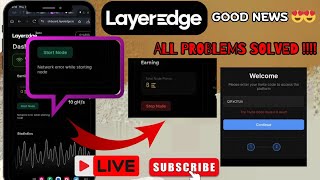 ⚡ Layeredge All Problems Fixed! ✅ Referral Code \u0026 Node Connection Issues Solved + Full Setup Guide 🚀