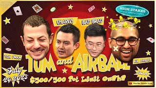 Tom Dwan, Nik Airball, Bad Brad \u0026 Charles Play $500/500/1K POT LIMIT OMAHA! Commentary by Joe Ingram